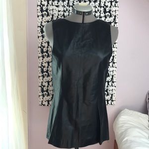BARBARA BUI LEATHER TOP